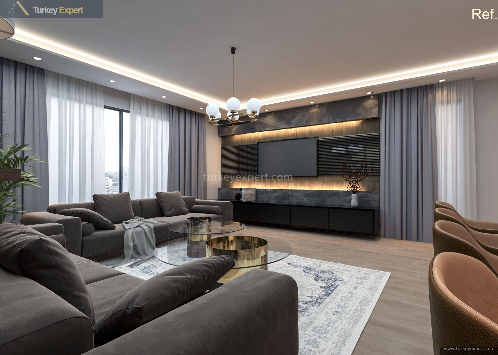 52modern apartments for sale in erdemli mersin in a complex