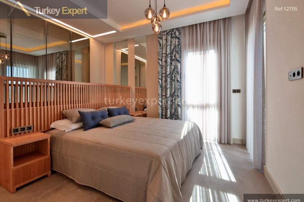 villa with sea and castle views in bodrum center14