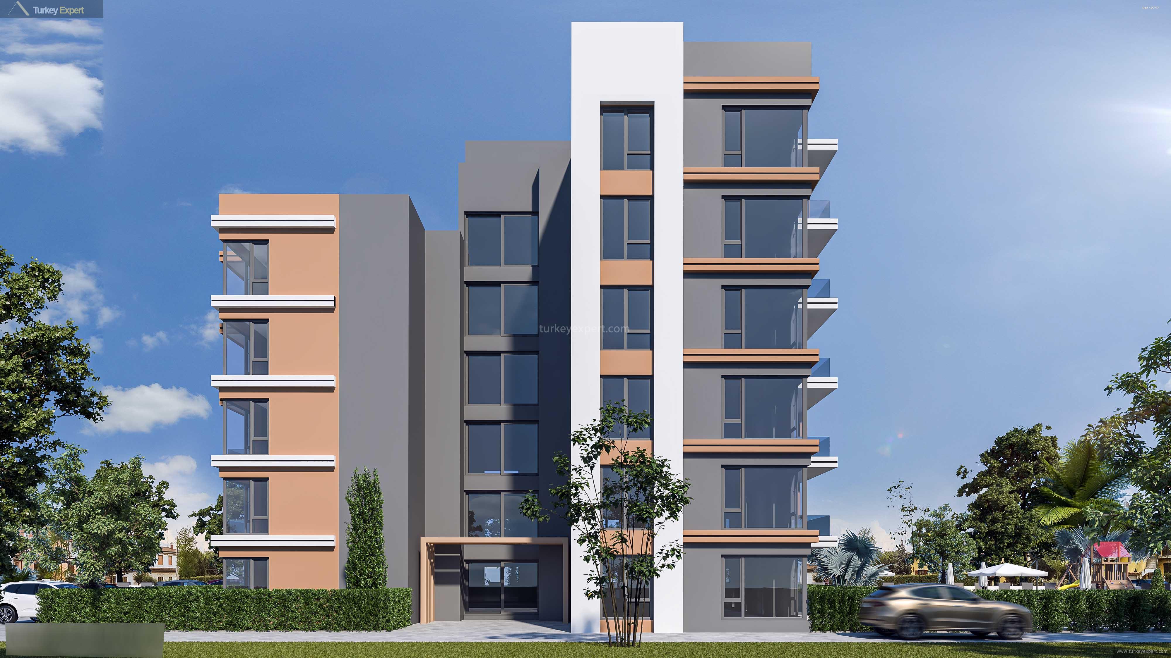 new apartments for sale in a modern complex with full7