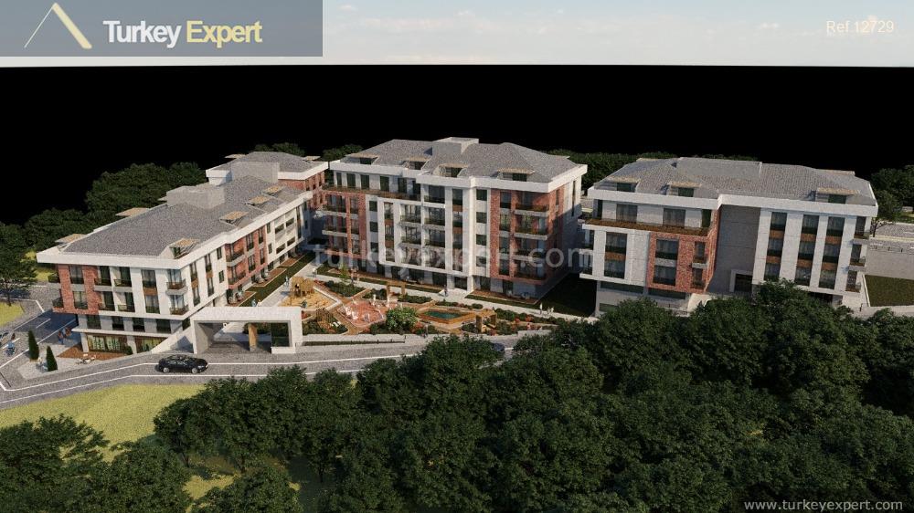 Istanbul Beylikduzu apartments in a compound with stores and facilities 1