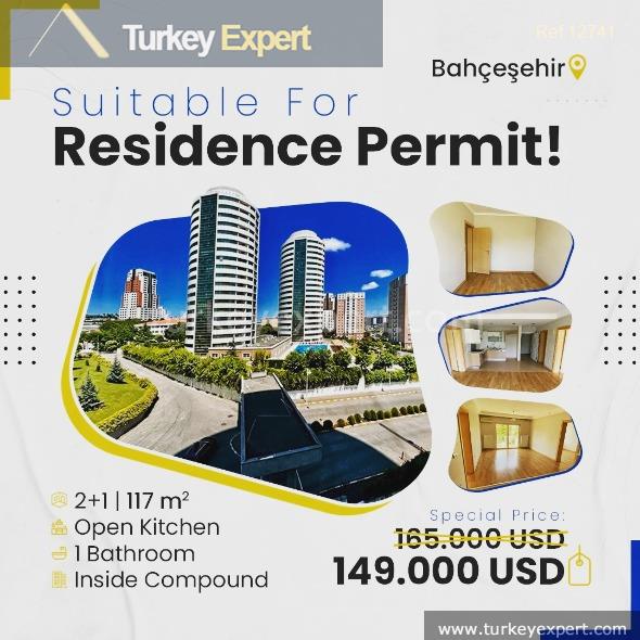 1spacious 2bedroom apartment inside a residential compound in istanbul bahcesehir