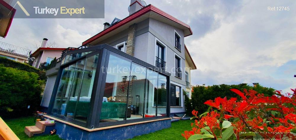 1twin villa for sale in a prestigious complex in istanbul