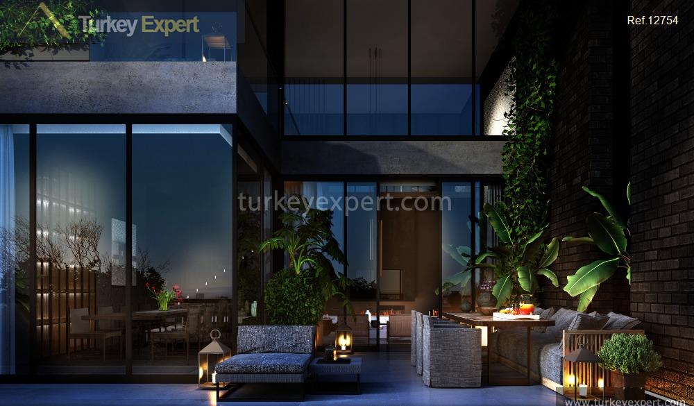 6exceptional apartments and duplex villas intertwined with nature in istanbul7
