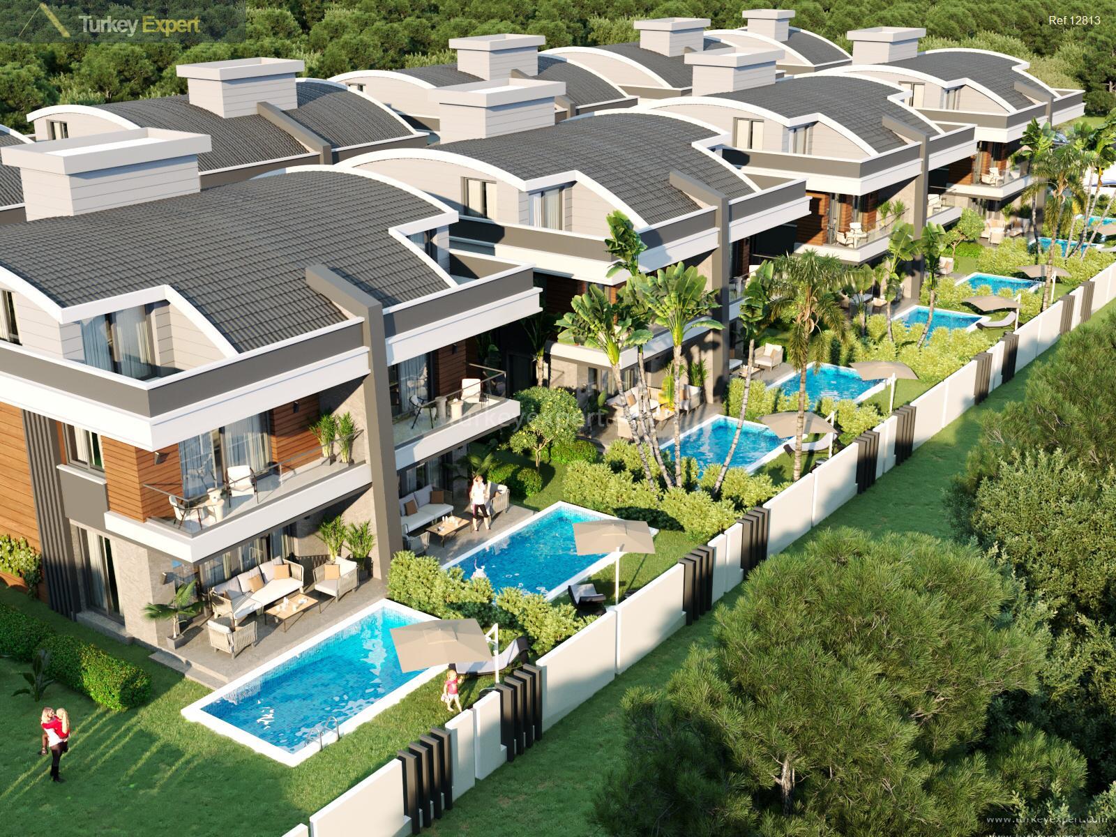 105luxury 5bedroom villas with private facilities in antalya konyaalti