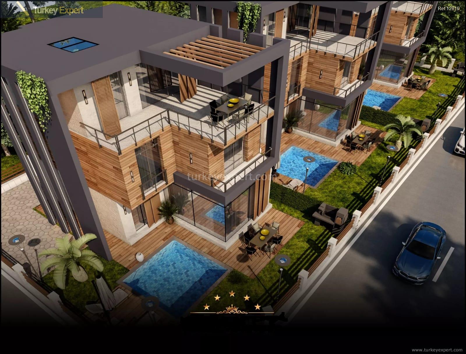 Exquisite 6-bedroom villas for sale in Mersin with an installment plan 0
