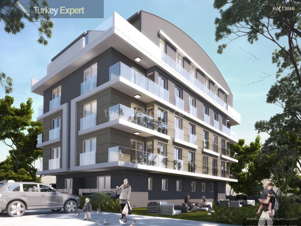 101affordable apartments in a 4story complex in antalya kepez