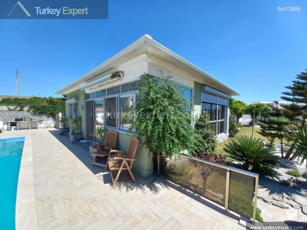 Villa indépendante, entièrement équipée, ideal pour les animaux domestiques, avec piscine, entre Kusadasi et Bodrum. 1