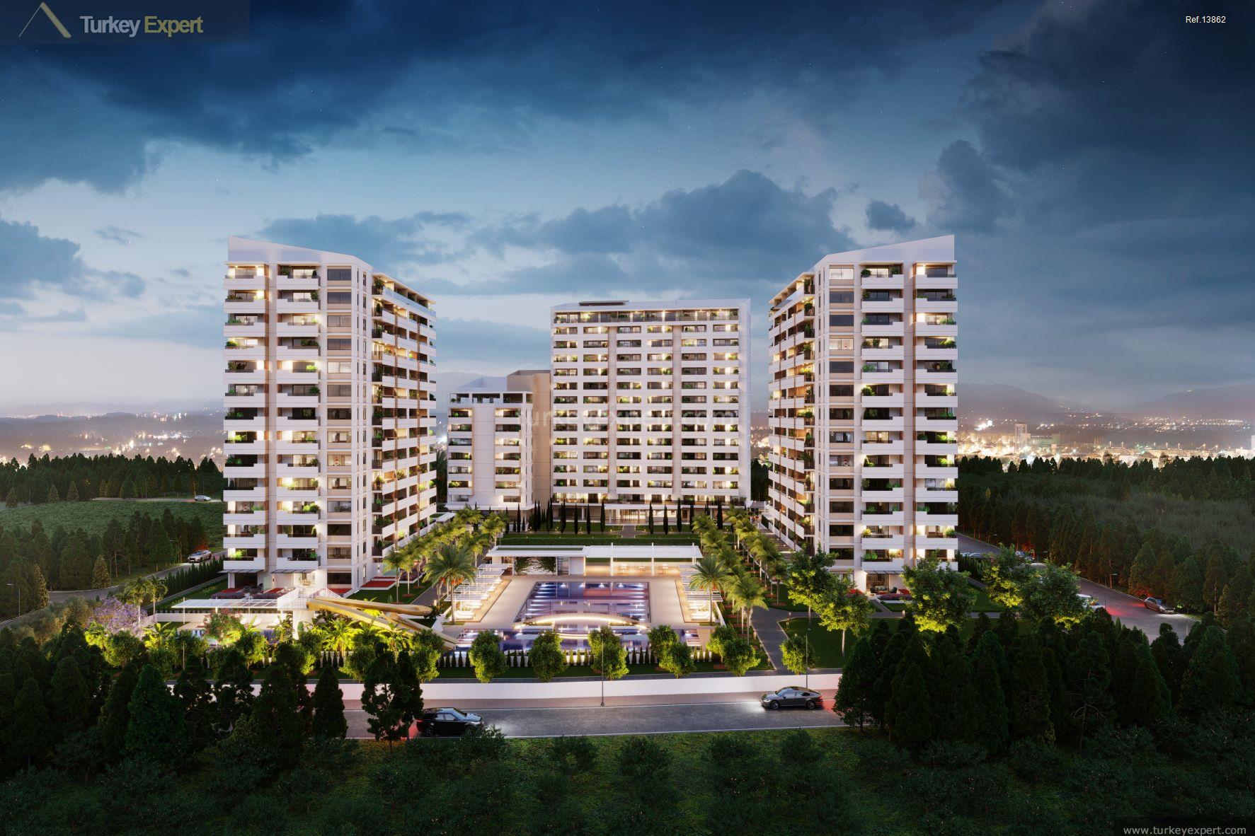101exquisite apartments in a prominent project with social facilities in