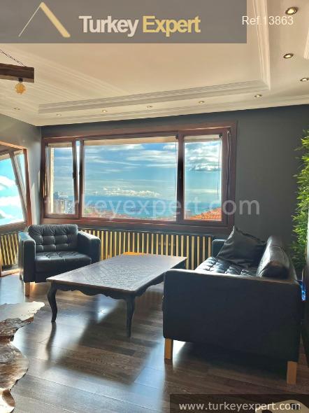 122istanbul besiktas  2bedroom apartment with a full view of
