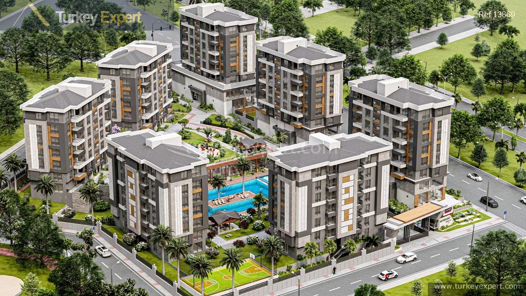105upscale residential project with olympic pools in antalya kepez1