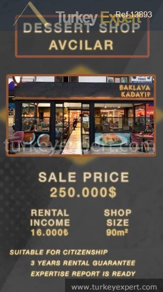 1commercial property for sale in istanbul avcilar with rental guarantee