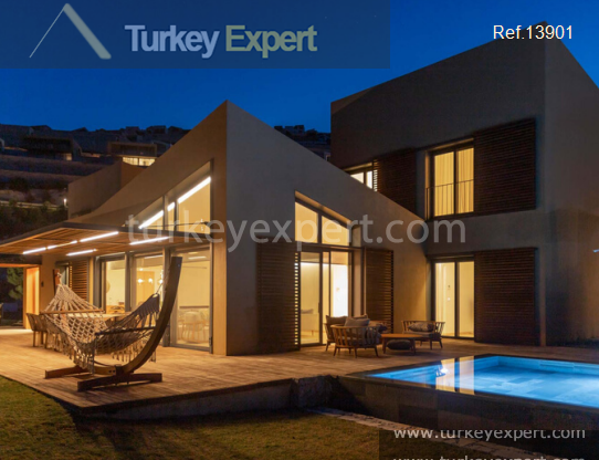 111panorama residences with modular formats and private pools in bodrum7