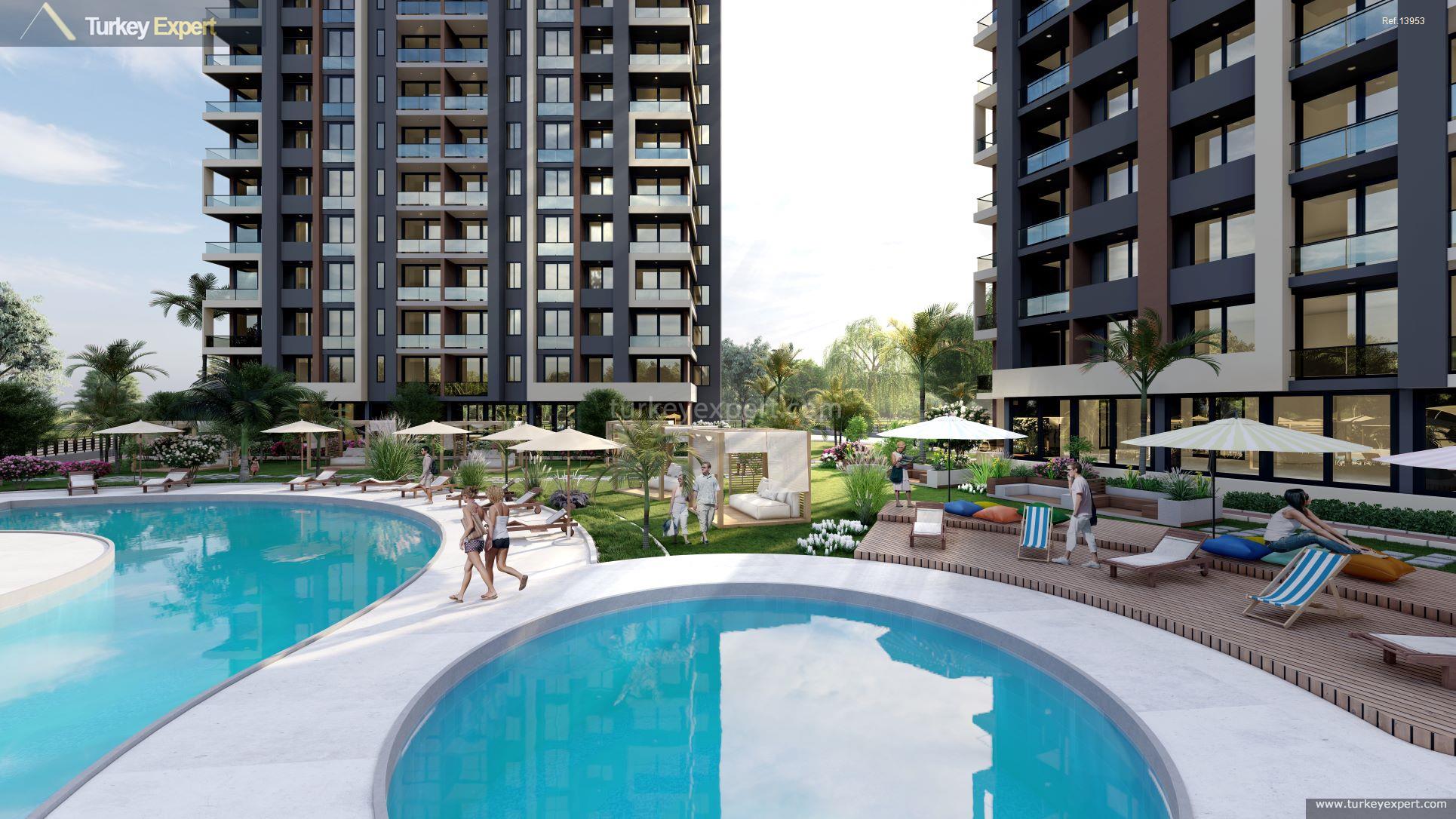 Affordable new apartments in Mersin near the sea 0
