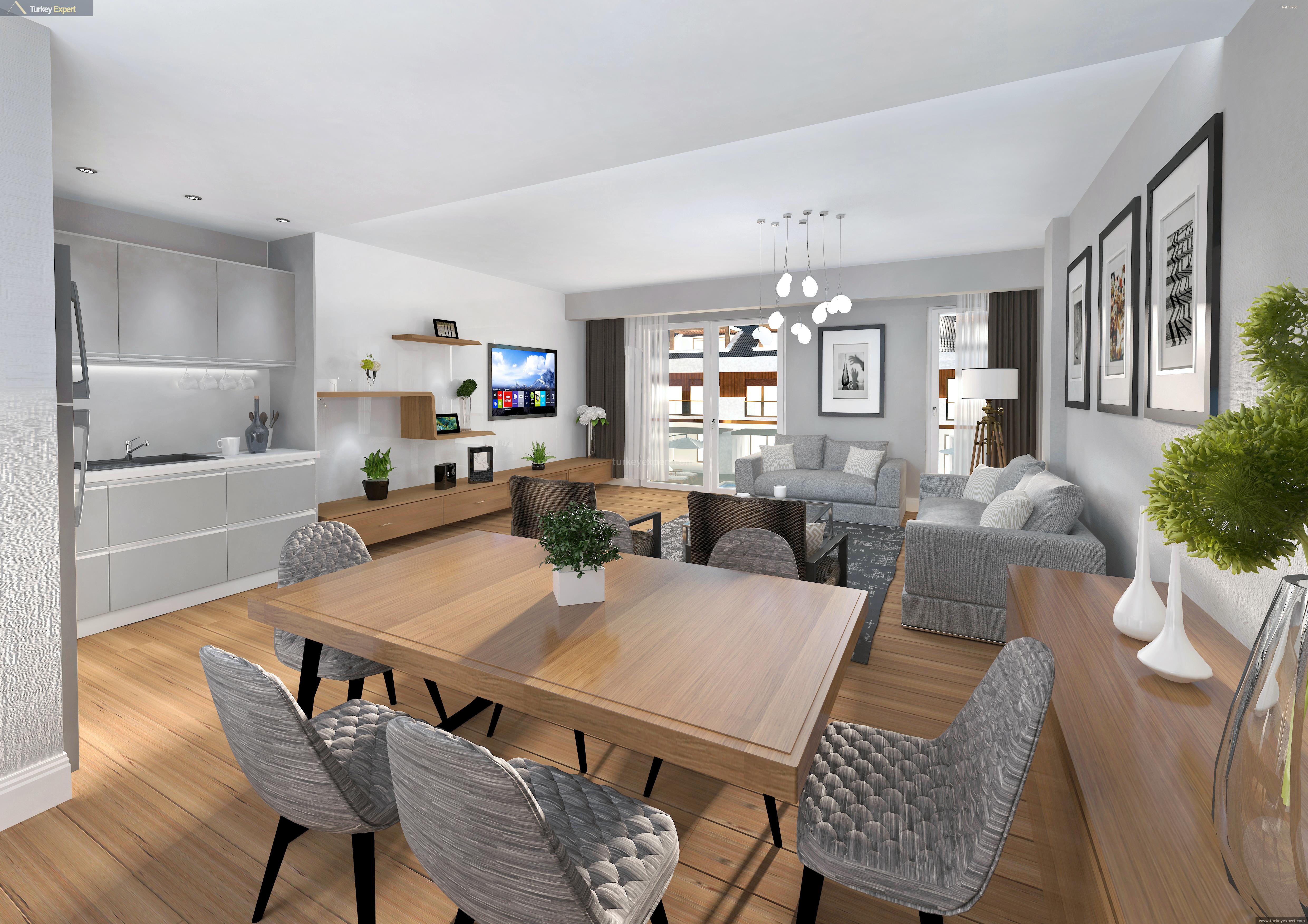 Cozy Antalya apartments with communal pool near the sea 2