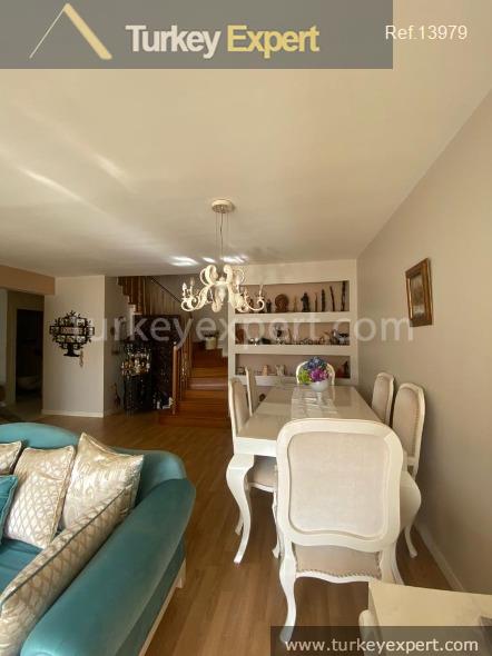 111beautiful resale duplex in istanbul bahcesehir with a spacious garden