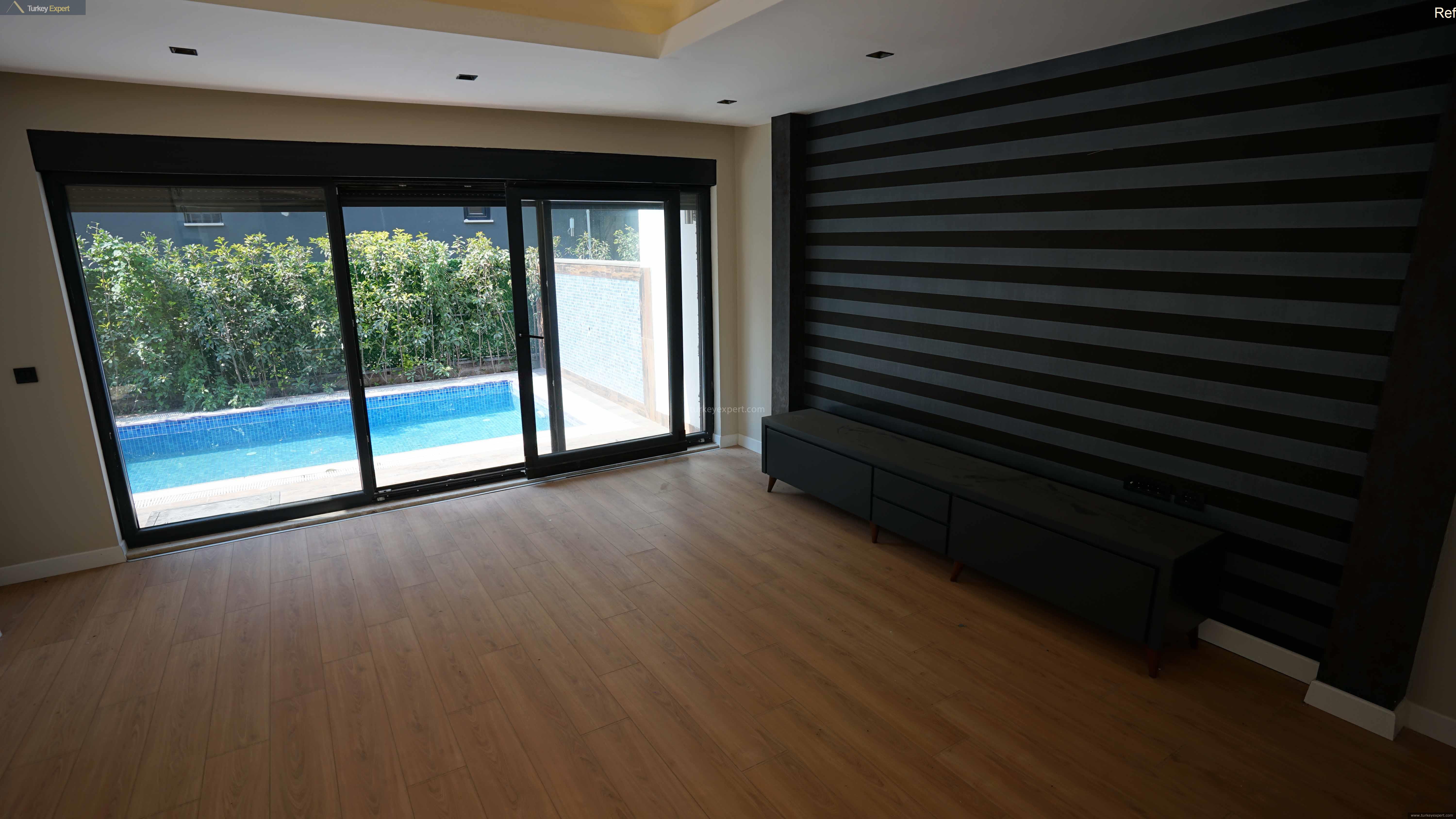 Antalya Konyaalti modern villas, eligible for Turkish Citizenship 1