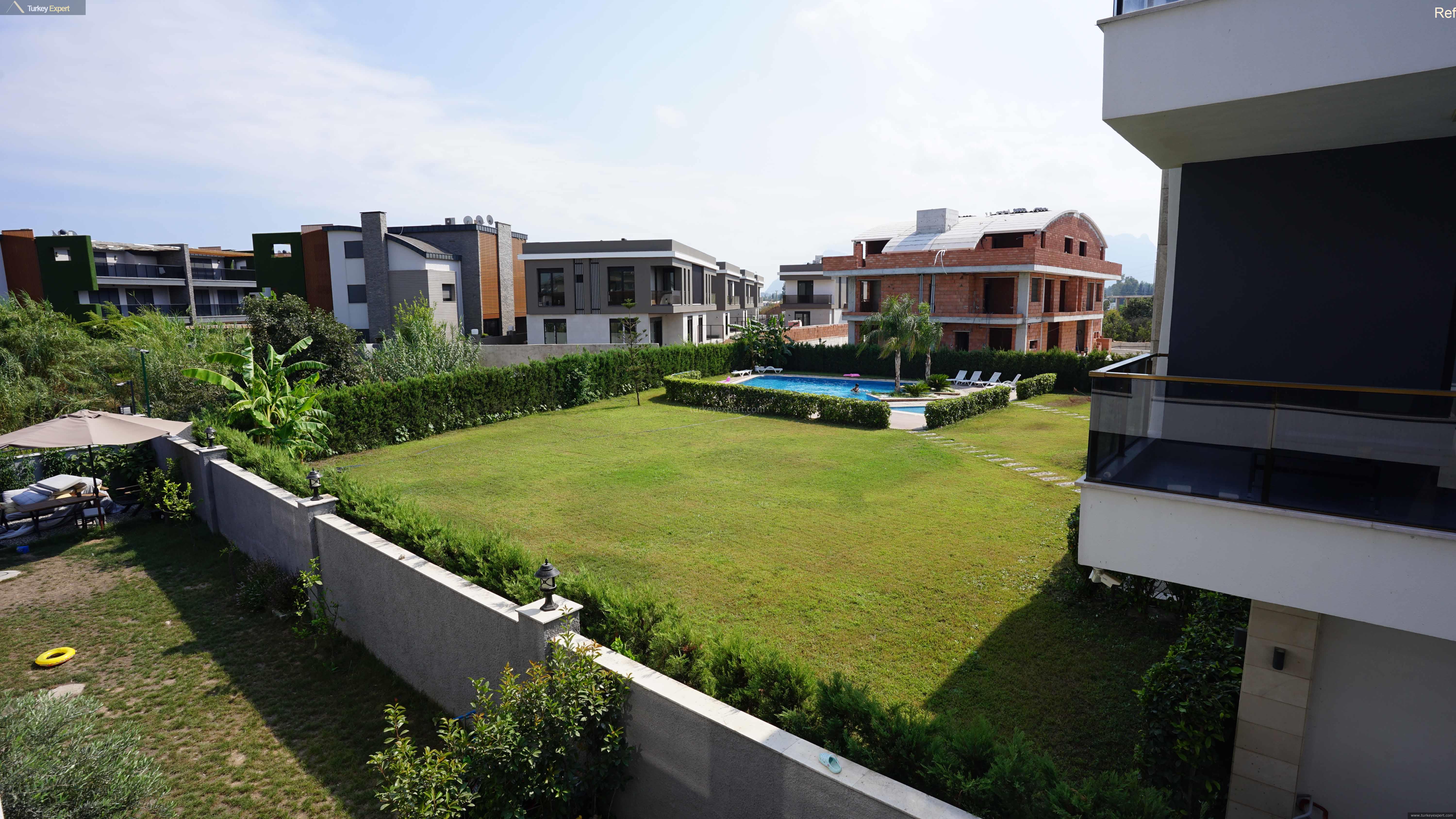 Antalya Konyaalti modern villas, eligible for Turkish Citizenship 2