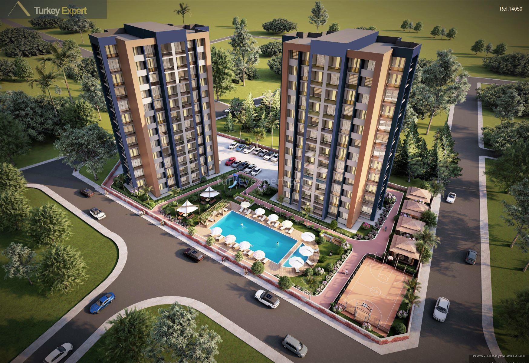 102apartments for sale in mersin erdemli near the sea with