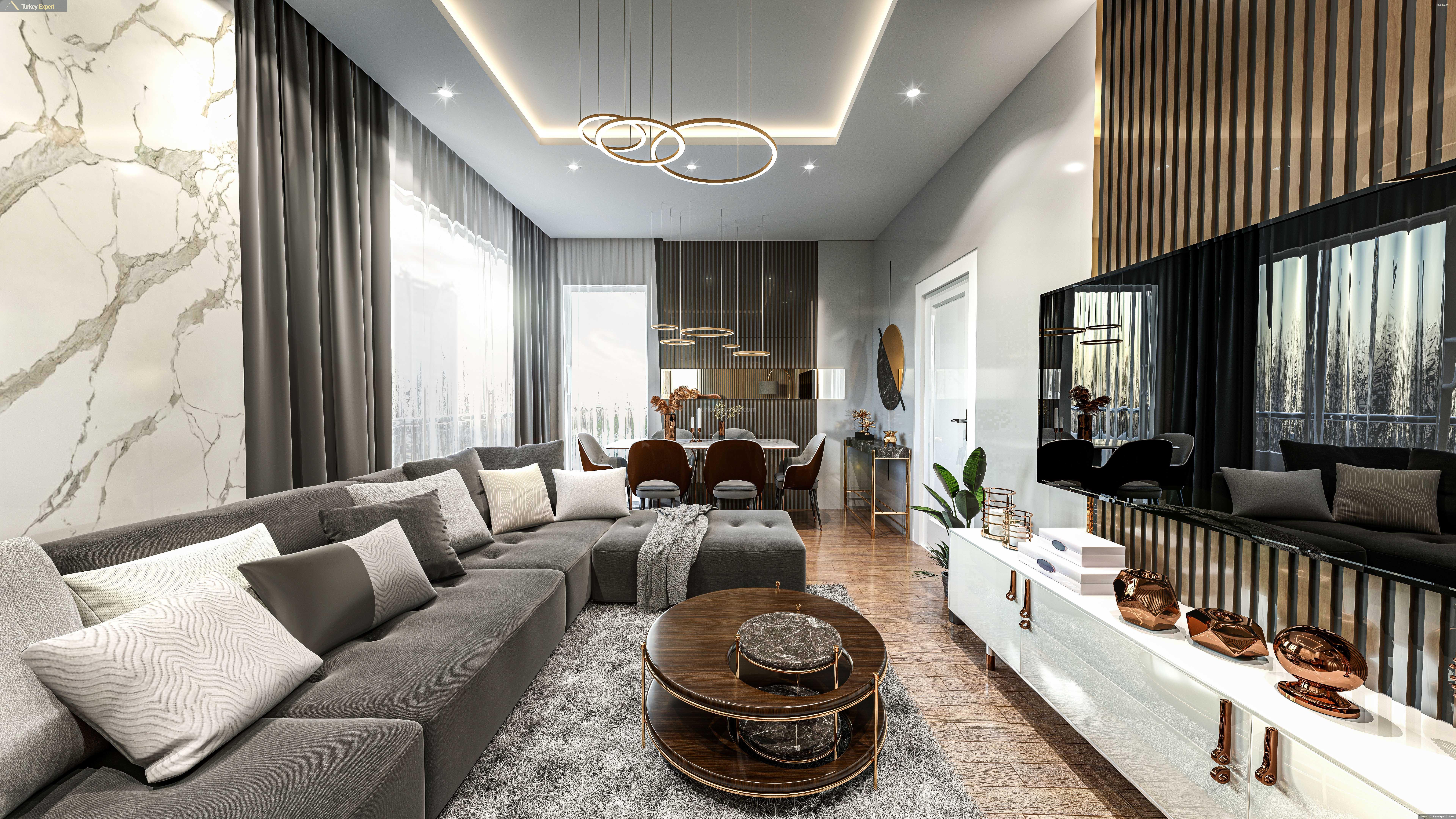 New apartments in Antalya with installments near the sea 0