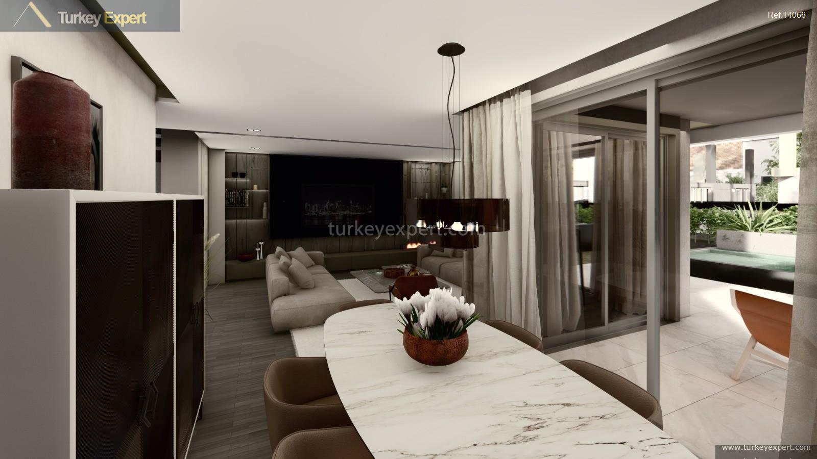 111large modern villas in antalya dosemealti with private pools and