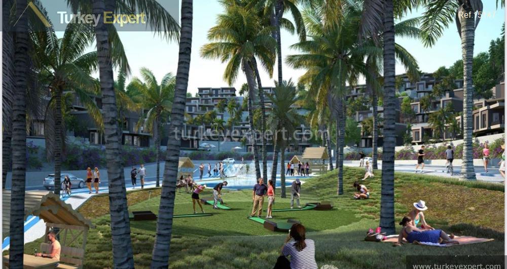 Nouveau projet avec un choix d'unités différentes à Bodrum.