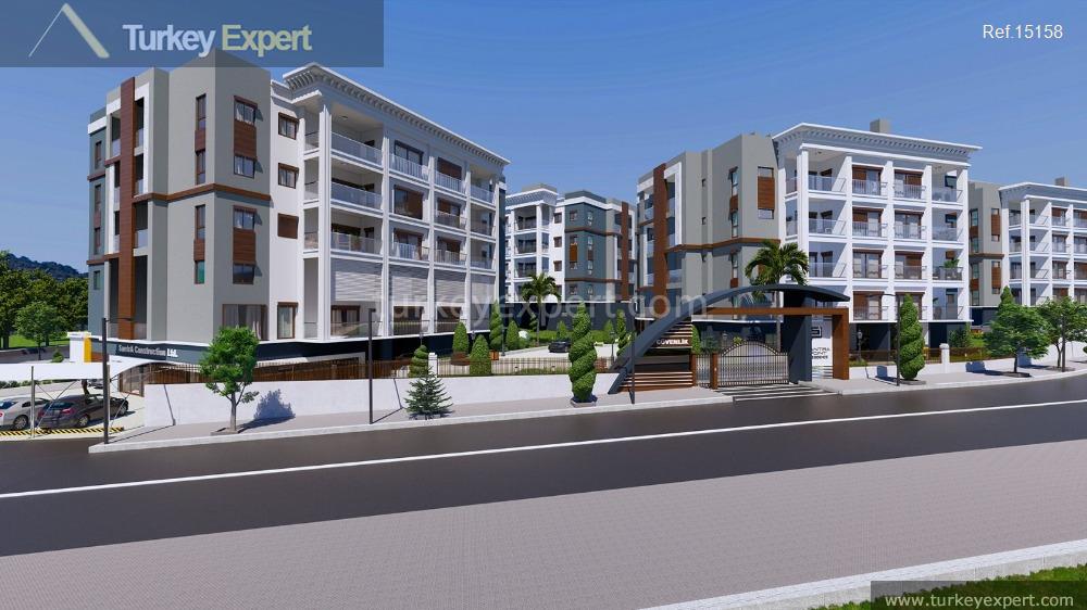 1apartment project with a choice of facilities and underground parking