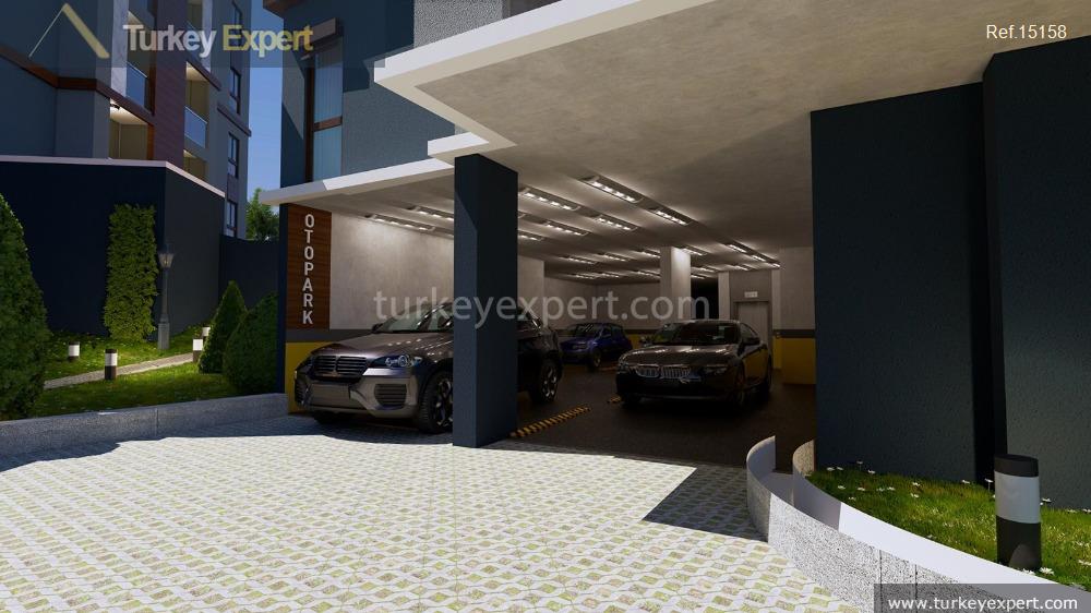 apartment project with a choice of facilities and underground parking13