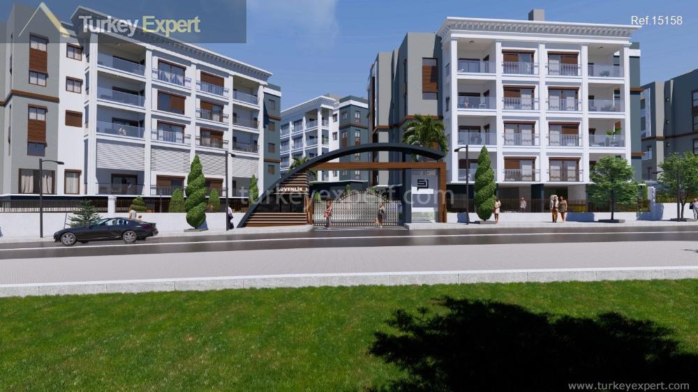 Projet d'appartements avec un choix d'installations communes et un parking souterrain dans le centre de Kusadasi. 2