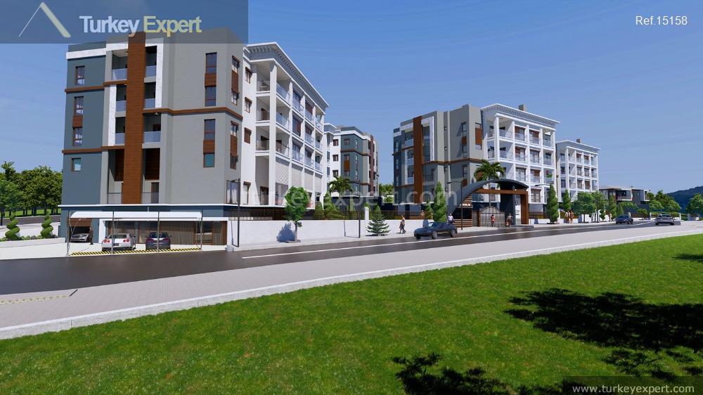 apartment project with a choice of facilities and underground parking23