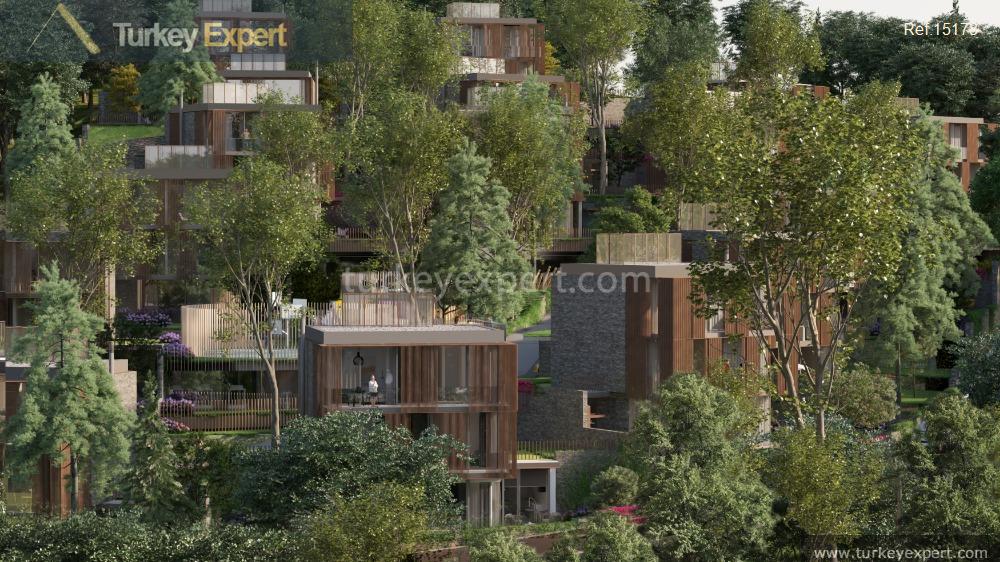 001ecofriendly villas for sale in istanbul cekmekoy with facilities and