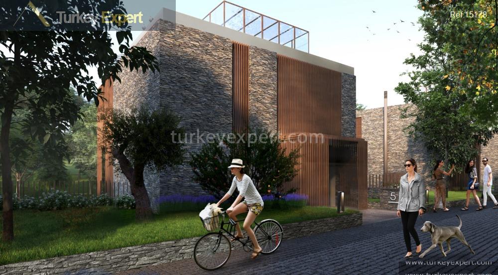 109111ecofriendly villas for sale in istanbul cekmekoy with facilities and