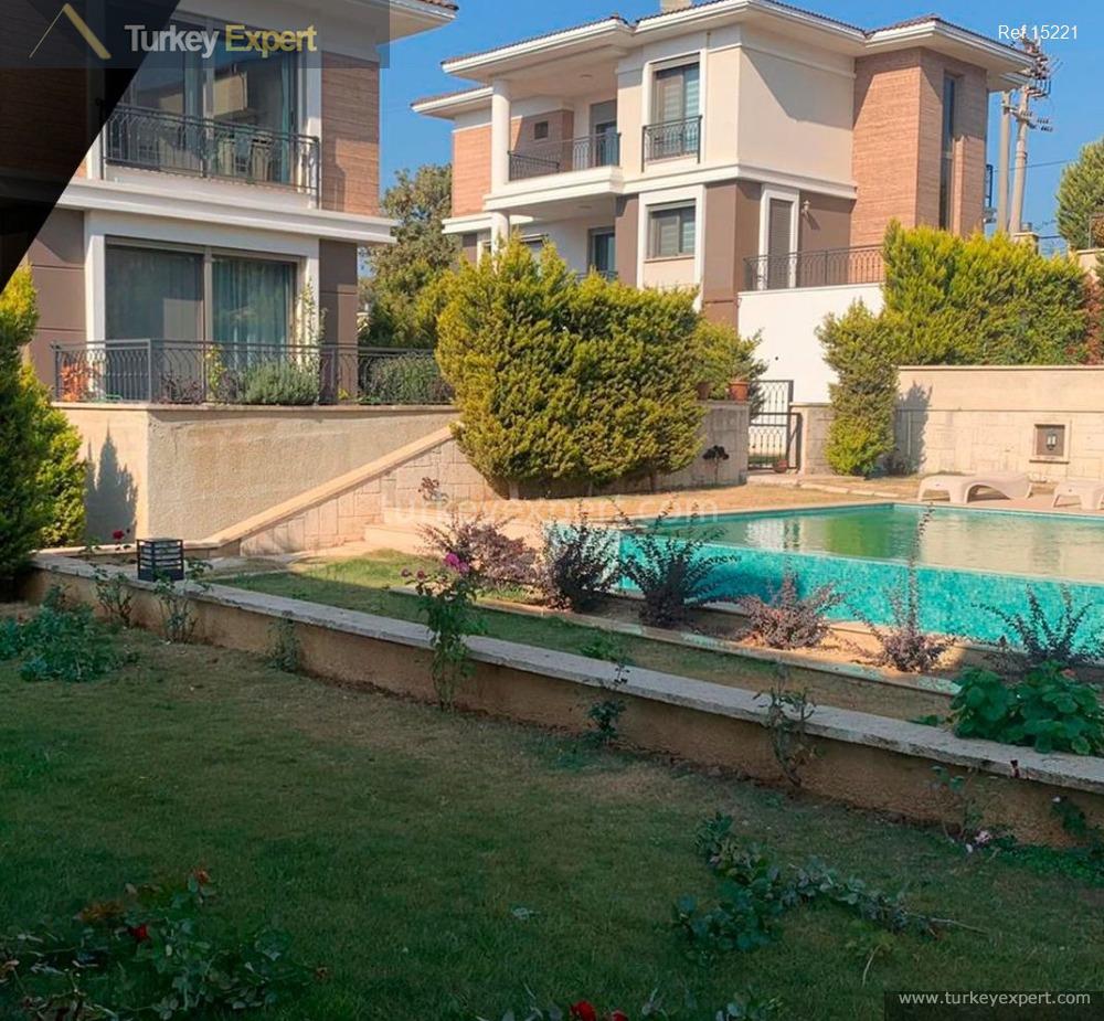 10211spacious duplex villa for rent in izmir guzelbahce with a