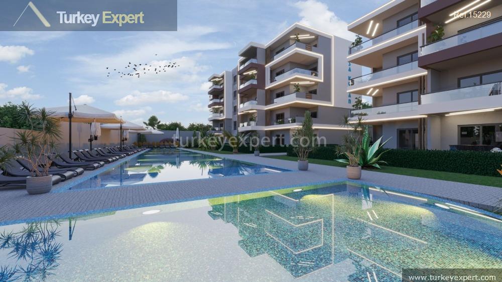 Attractive apartment project in the town center of Kusadasi with 1, 2 and 3-bedroom options 0