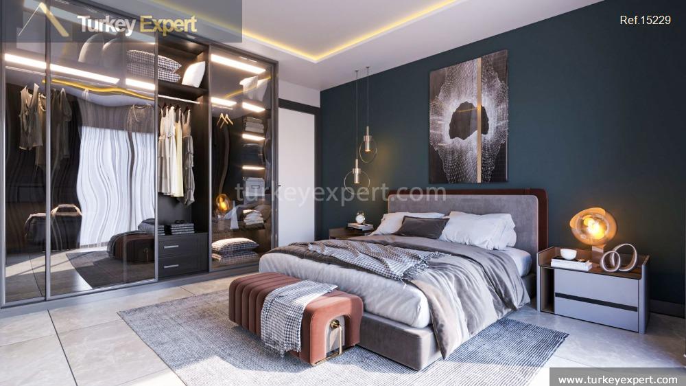 attractive apartment project in the town center of kusadasi with11