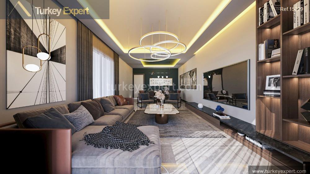 attractive apartment project in the town center of kusadasi with17