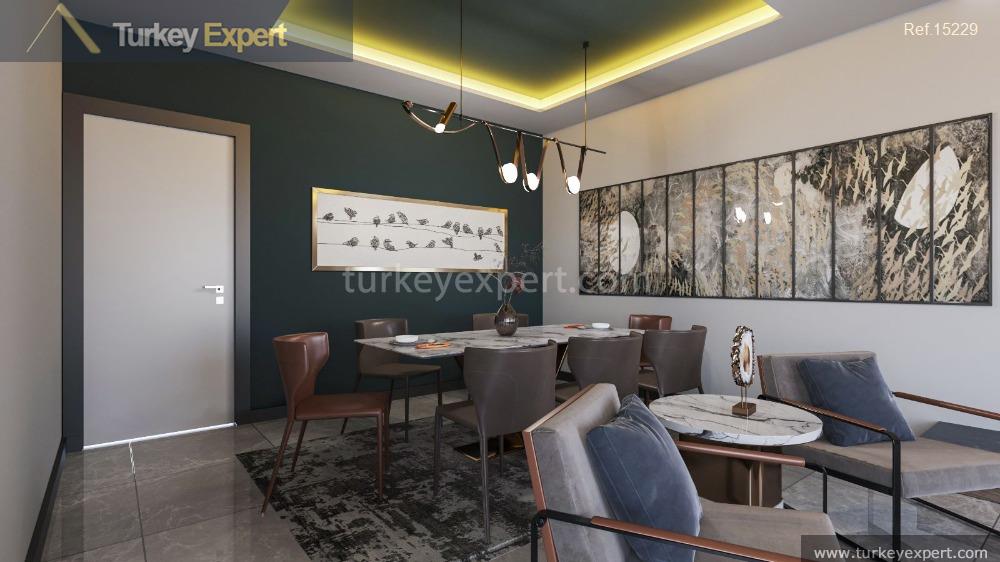 attractive apartment project in the town center of kusadasi with18