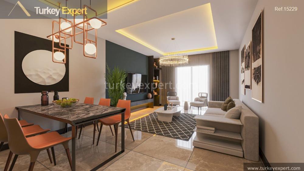 attractive apartment project in the town center of kusadasi with31