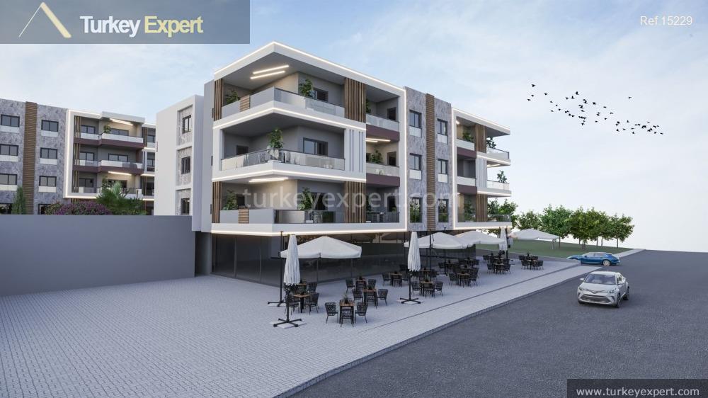 attractive apartment project in the town center of kusadasi with40