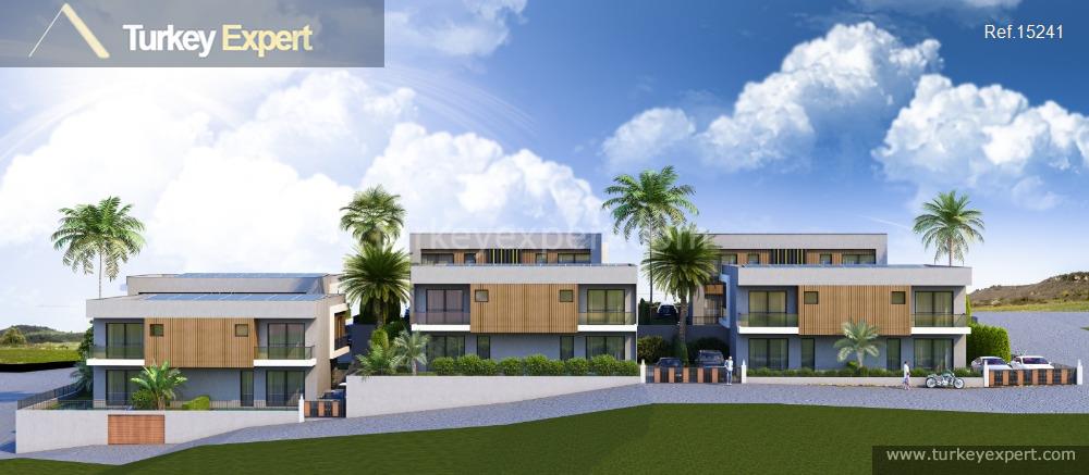 Sea-view villas in a prime location in Kusadasi, only 350 m from the beach 1