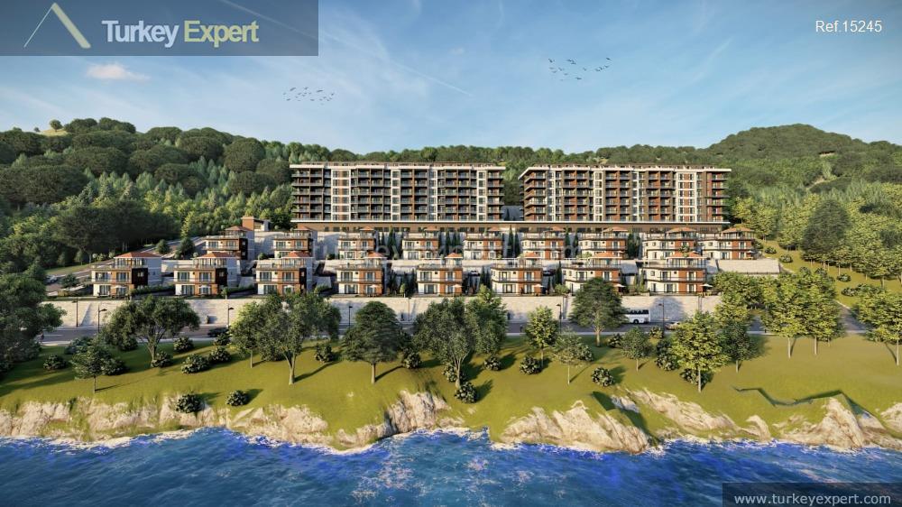 Panoramic seafront apartments for sale in Trabzon Arakli 1
