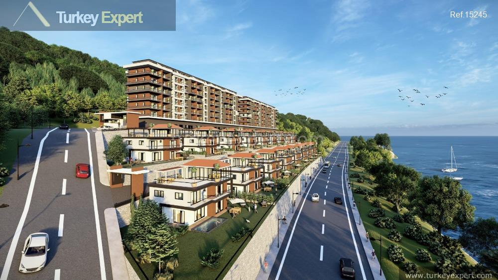 Panoramic seafront apartments for sale in Trabzon Arakli 2
