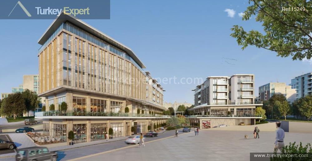 Istanbul apartments in a high-end complex containing a Shopping Mall and a Hotel 0