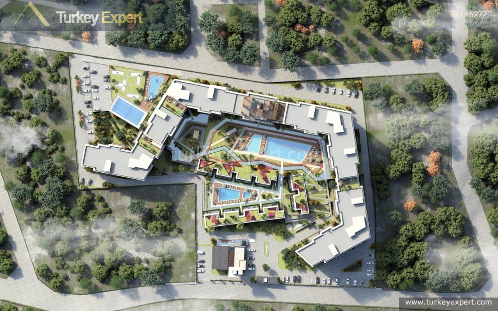 115apartments and villas in a complex with facilities in izmir16