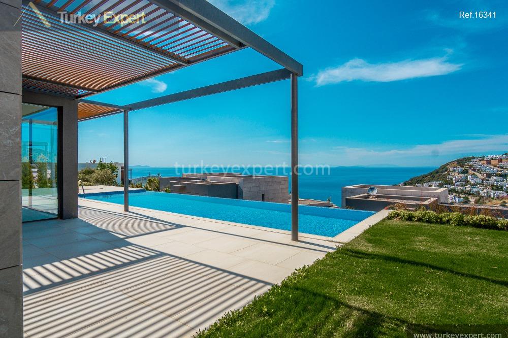 Exklusive Villen mit Meerblick in der Nähe des Yachthafens in Bodrum Yalikavak 0