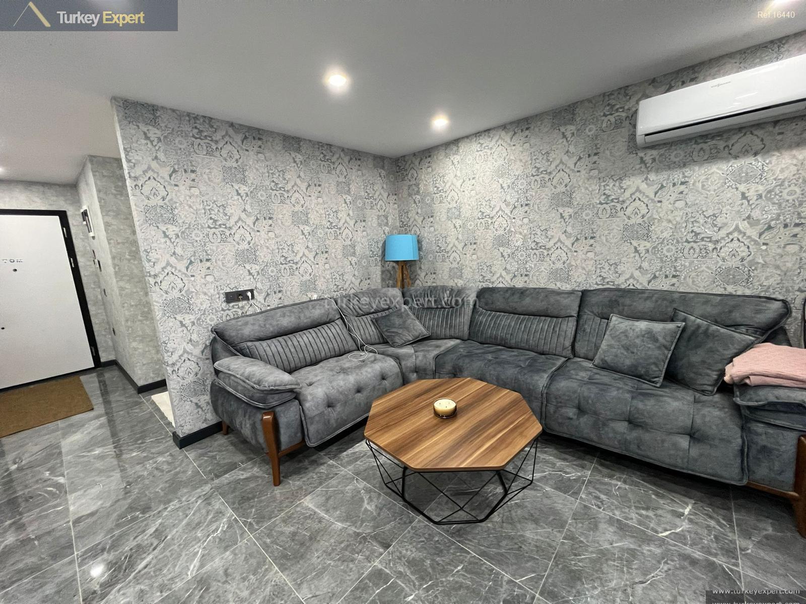 Furnished duplex apartment for sale in Antalya Konyaalti 1