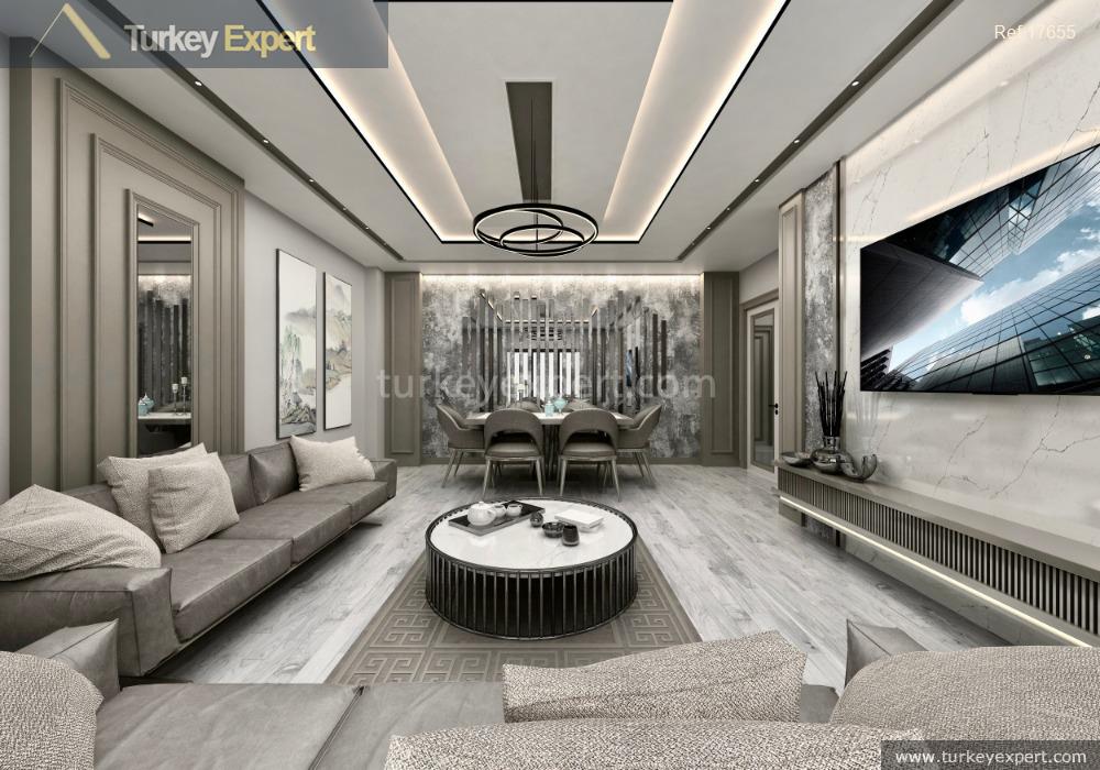 Bosphorus view apartments for sale in Istanbul Cengelkoy 1