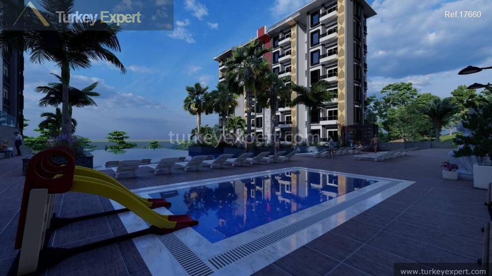 Alanya Avsallar holiday residences for sale with a private beach 0