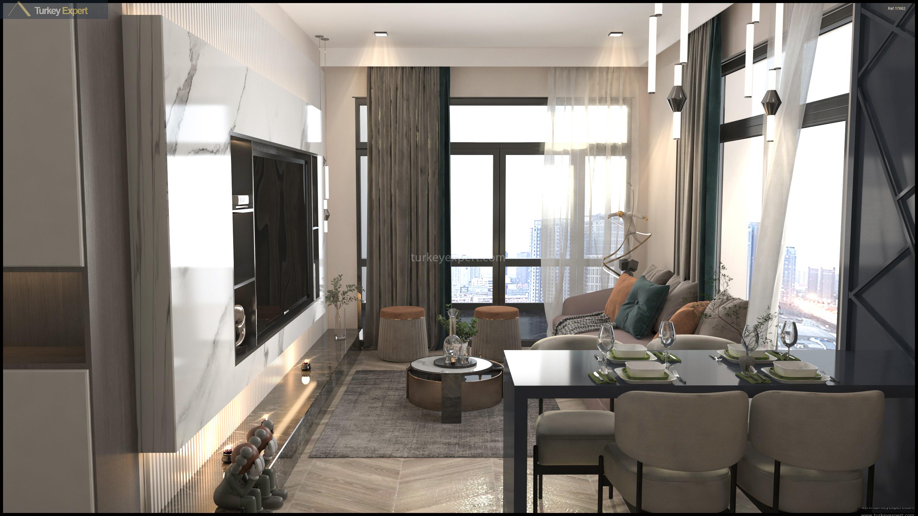 Apartments for sale near the beach in Mersin Tumuk 1
