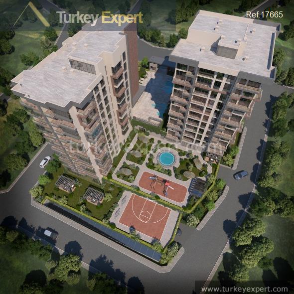 106centrallylocated flats with social amenities in istanbul kagithane