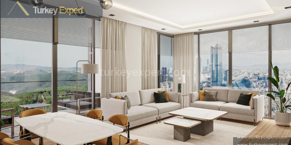 Centrally-located flats in Istanbul Kagithane surrounded by green 2